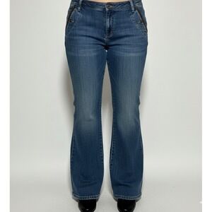 Lauren‎ Jeans Company Ralph Lauren Women Blue Denim Bootcut Jeans 12